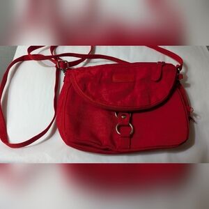 Multisac very gently pre-owned Red MultiSac  Crossbody Bag Purseblots of pockets